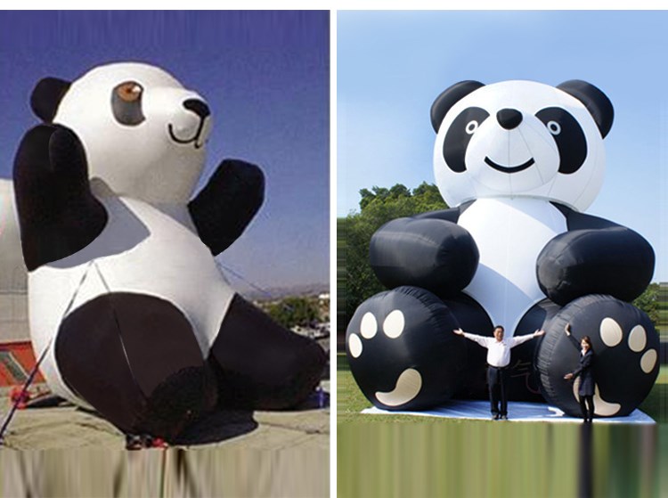 纳雍充气熊猫展示