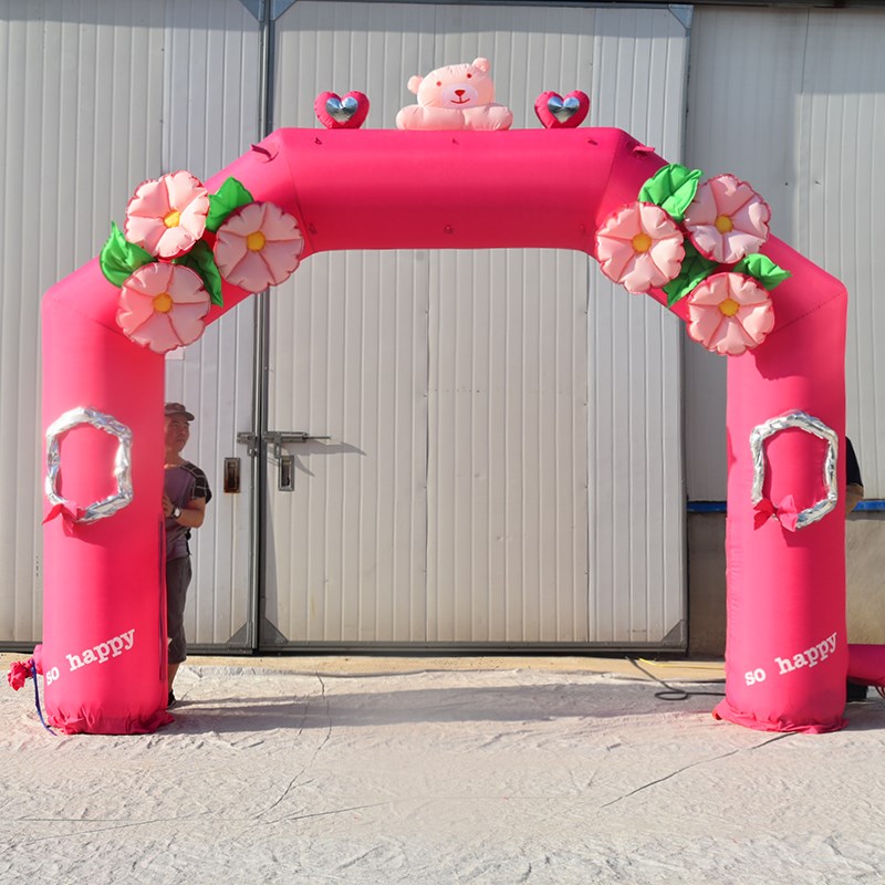 纳雍粉色婚礼拱门